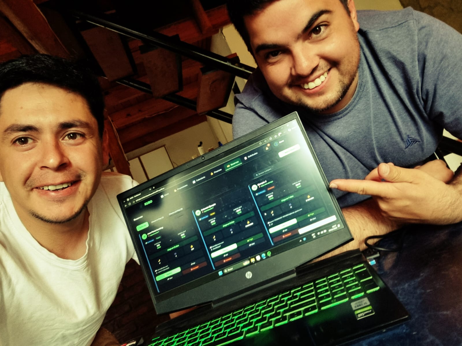 David y Fernando, creadores de KuboPOS